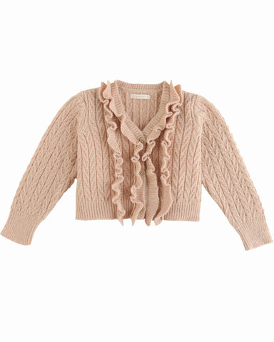 GINGERSNAPS Baby Ruffle Collar Cardigan