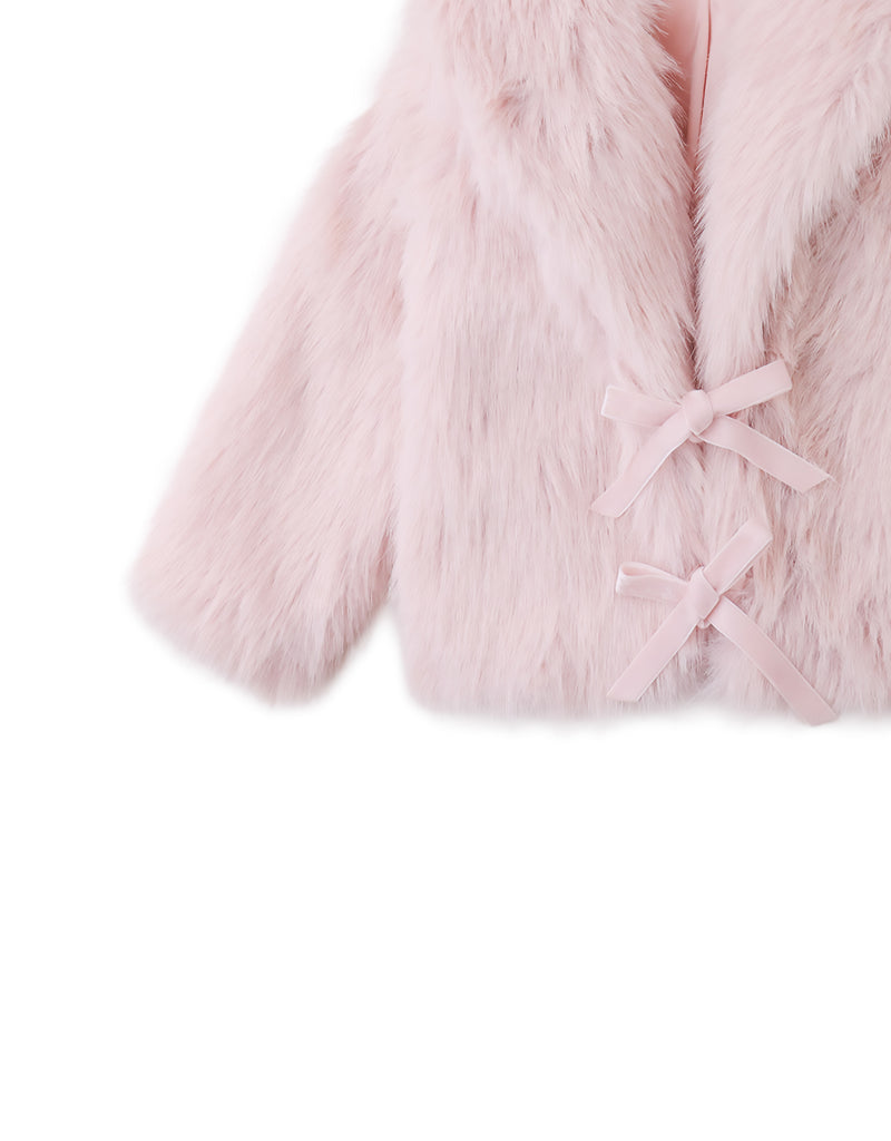 GINGERSNAPS FALL 2026 TABITHA SHAGGY COAT WITH SHAWL COLLAR