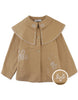 GINGERSNAPS FALL 2026 PHILIPPA HERRINGONE CAPE COAT