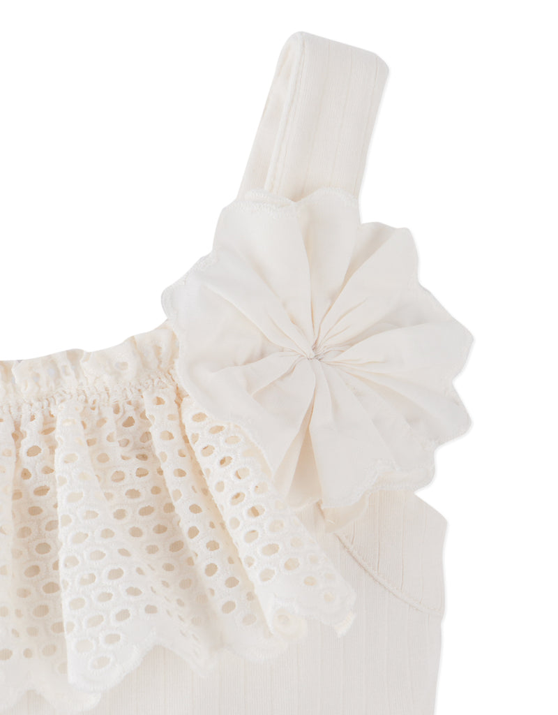 GINGERSNAPS SS26 Addison Dress with Corsage & Tiered Skirt