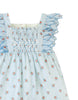 GINGERSNAPS SS26 Chloe Apron Dress with Smocked Bodice & Petal Sleeves