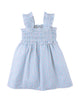 GINGERSNAPS SS26 Powder Dress with Shirred Straps & Ruffles