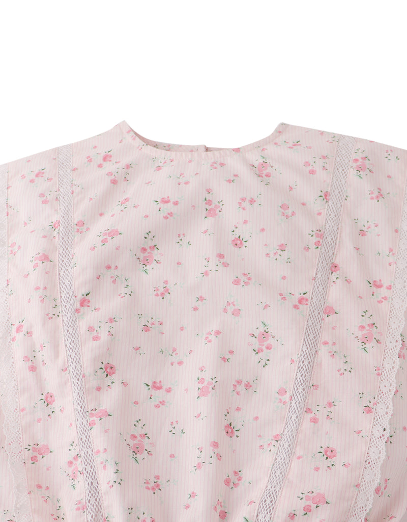 GINGERSNAPS SS26 Mel Dress with Lace Trims & Tiered Skirt