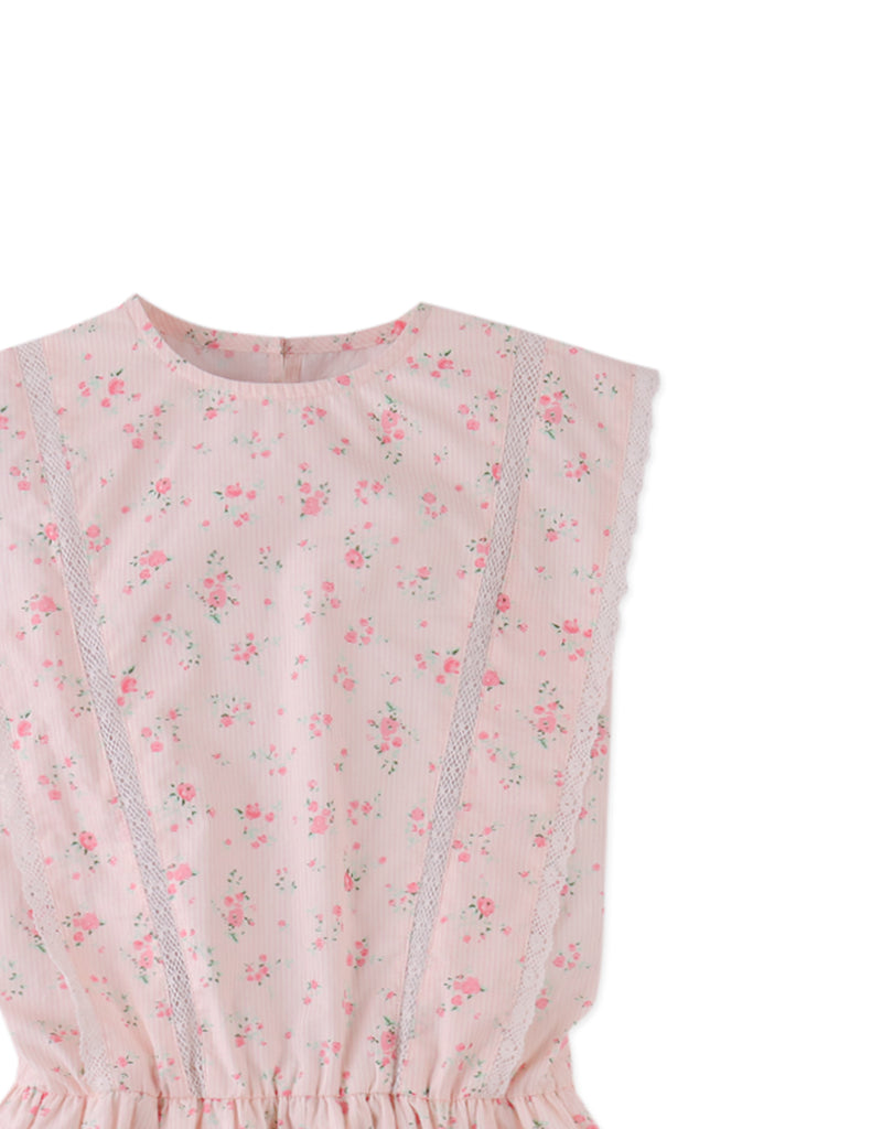 GINGERSNAPS SS26 Mel Dress with Lace Trims & Tiered Skirt