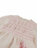 GINGERSNAPS FALL 2026 EMMALINE SMOCKED DRESS WITH CROSS STITCH EMBROIDERY