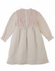 GINGERSNAPS FALL 2026 EMMALINE SMOCKED DRESS WITH CROSS STITCH EMBROIDERY