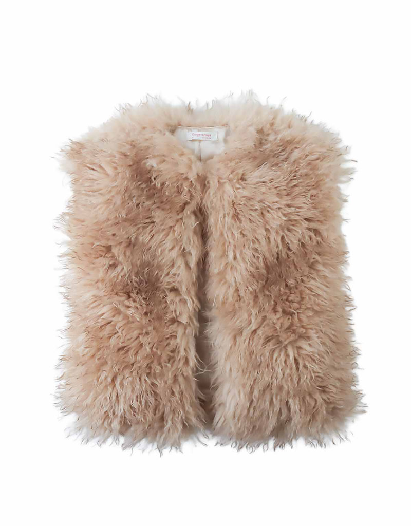 GINGERSNAPS FALL 2026 THOMASINA SHAGGY VEST