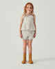 GINGERSNAPS SS26 Isabel Ruffled Striped Apron Top with Tie Straps & Ruffled Shorts (2 pieces)
