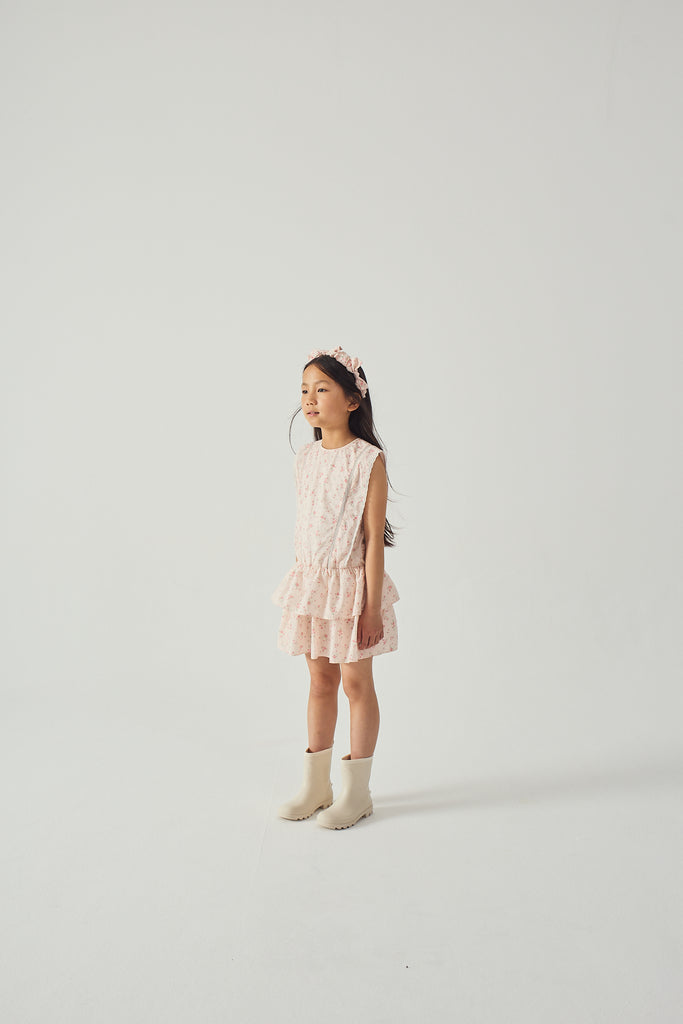 GINGERSNAPS SS26 Mel Dress with Lace Trims & Tiered Skirt