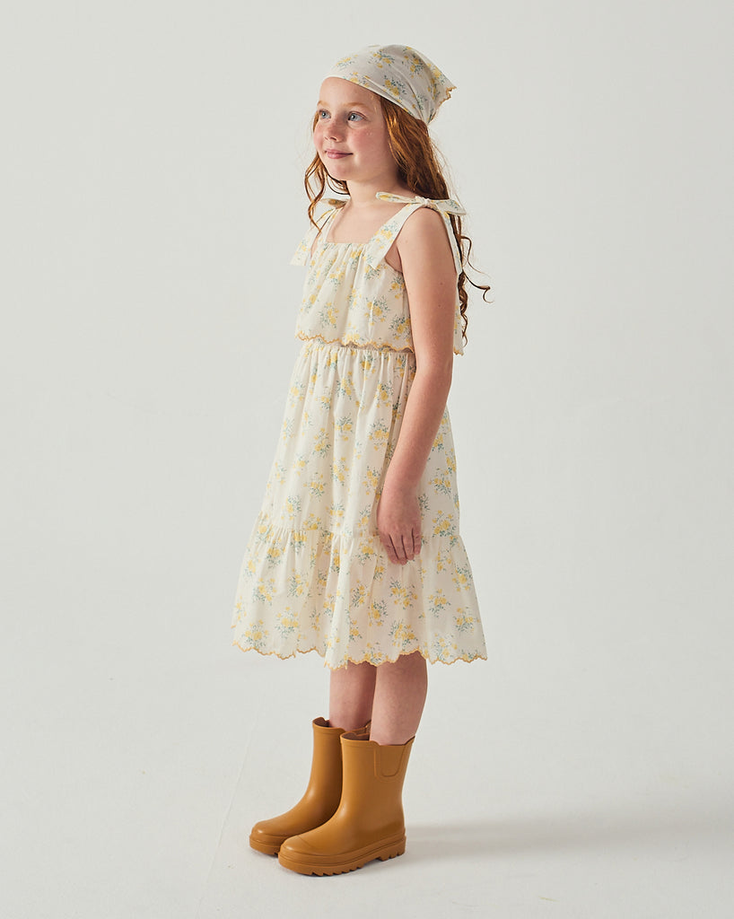 GINGERSNAPS SS26 Katie Sundress with Bow Tie Straps & Embroidery