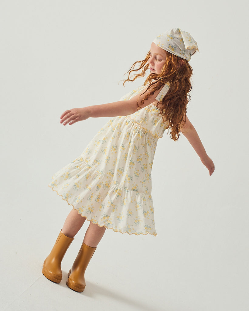 GINGERSNAPS SS26 Katie Sundress with Bow Tie Straps & Embroidery