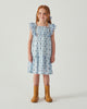 GINGERSNAPS SS26 Chloe Apron Dress with Smocked Bodice & Petal Sleeves