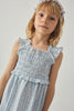 GINGERSNAPS SS26 Powder Dress with Shirred Straps & Ruffles