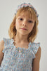 GINGERSNAPS SS26 Powder Dress with Shirred Straps & Ruffles