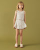 GINGERSNAPS SS26 Martina Trellis Print Smocked Top with Wide Straps & Ruffles