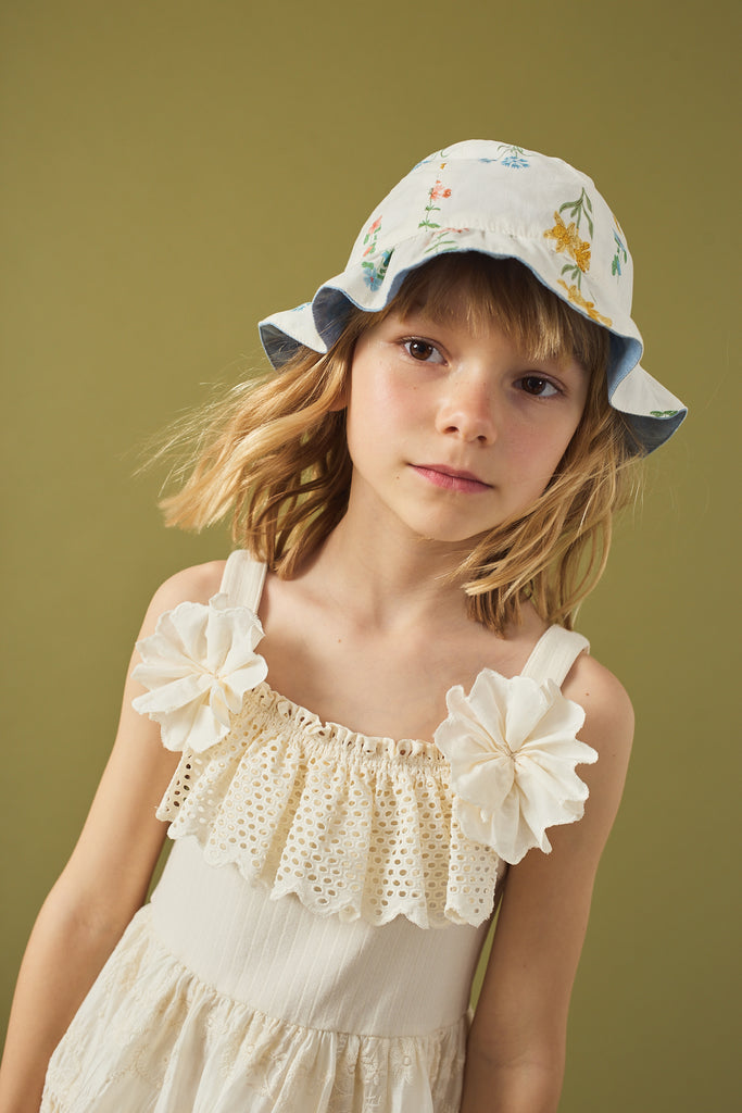 GINGERSNAPS SS26 Addison Dress with Corsage & Tiered Skirt