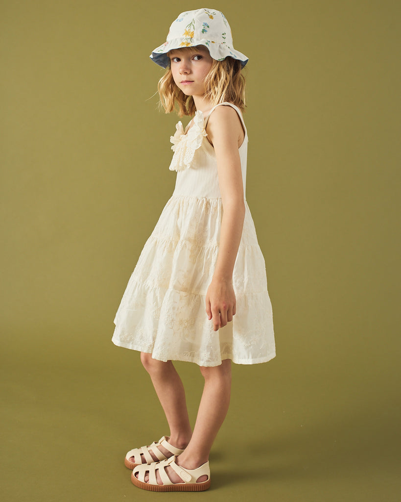 GINGERSNAPS SS26 Addison Dress with Corsage & Tiered Skirt