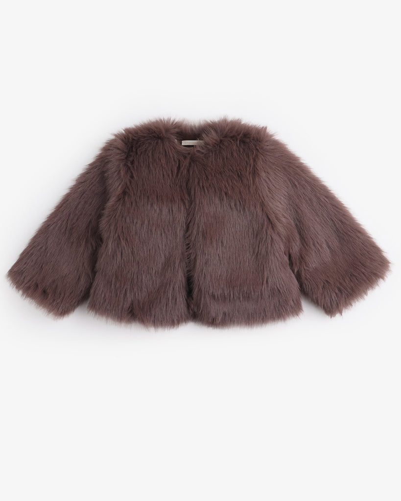 GINGERSNAPS Eco Fur Jacket Coat