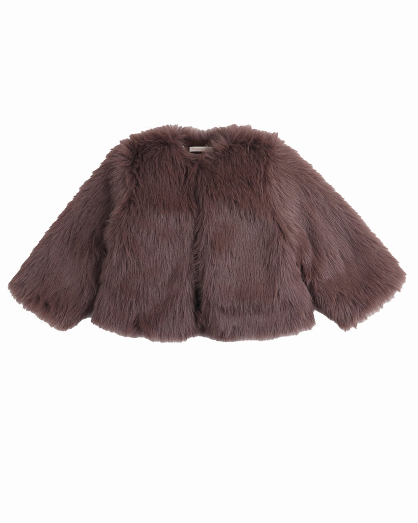 GINGERSNAPS Eco Fur Jacket Coat