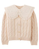 GINGERSNAPS FW25  HILARY CARDIGAN WITH DETACHABLE COLLAR