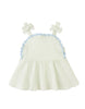 GINGERSNAPS SS26 Isabel Ruffled Striped Apron Top with Tie Straps & Ruffled Shorts (2 pieces)