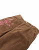 GINGERSNAPS FALL 2026 LOREINE WIDE LEG CORDUROY PANTS WITH ROSE DETAILS
