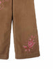 GINGERSNAPS FALL 2026 LOREINE WIDE LEG CORDUROY PANTS WITH ROSE DETAILS