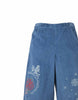 GINGERSNAPS FALL 2026 GLADYS WIDE LEG CORDURY PANTS WITH ROSE DETAIL
