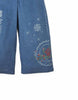 GINGERSNAPS FALL 2026 GLADYS WIDE LEG CORDURY PANTS WITH ROSE DETAIL