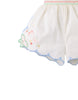 GINGERSNAPS SS26 Jisoo Shorts with Butterfly Embroidery & Scalloped Edges