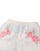 GINGERSNAPS SS26 Nelly Cross-Stitch Shorts with Lace Trims