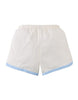 GINGERSNAPS SS26 Nelly Cross-Stitch Shorts with Lace Trims