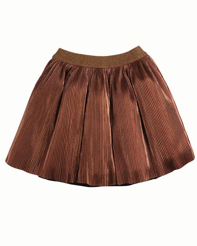 GINGERSNAPS SS24 Baby Marina Checkered Pleated Pull-On Skirt