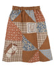 GINGERSNAPS FW25 DAKOTA PATCHWORK MIDI SKIRT