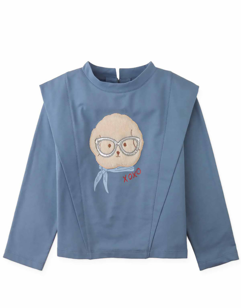 GINGERSNAPS FALL 2026 GREGORIA TEE WITH POODLE DETAILS