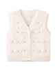 GINGERSNAPS SS26 Louise Trellis Knitted Vest with Bullion Flower Embroidery