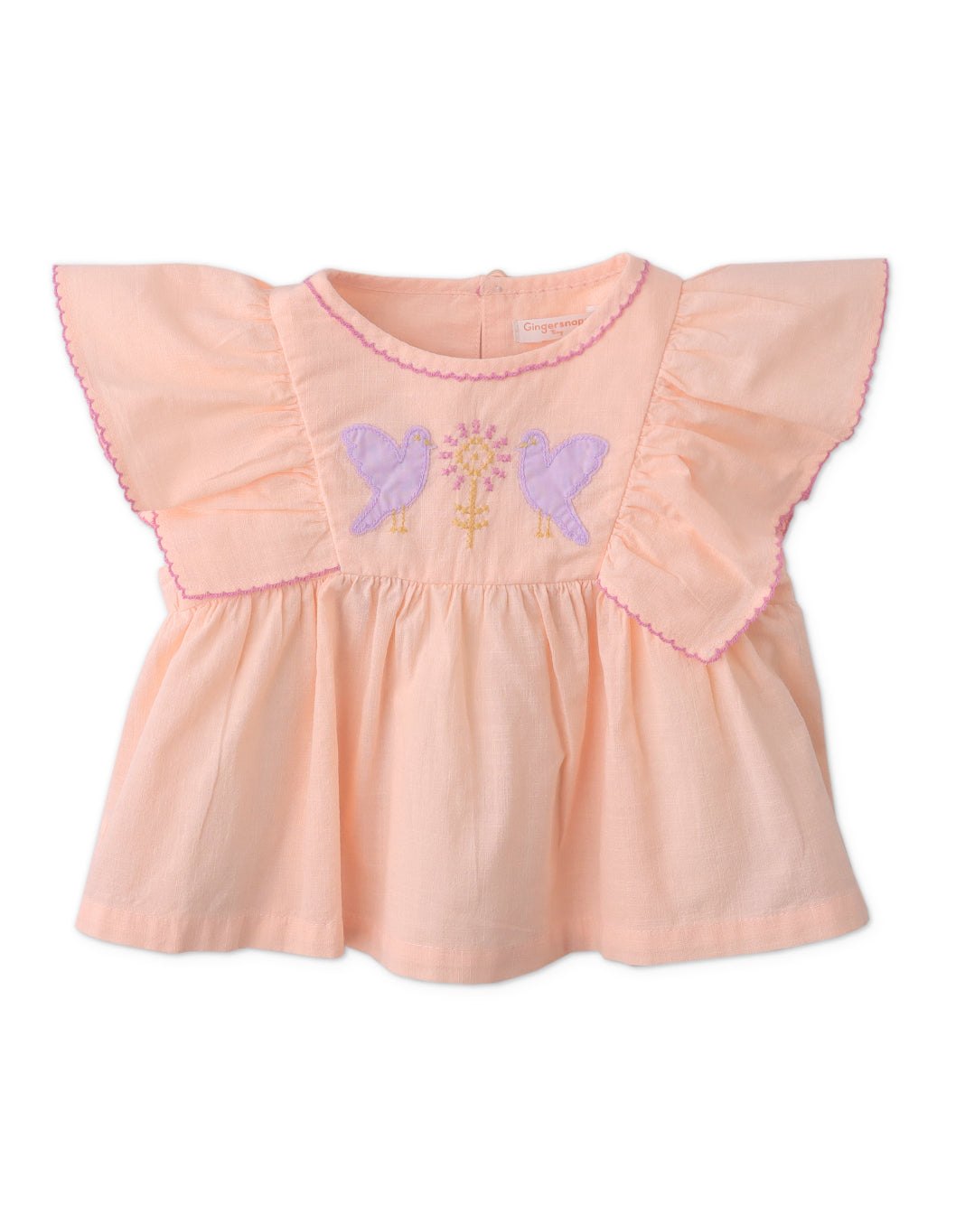 トップス Acka  embroidery frill blouse 00000000_zi_6a7f2169-61db-401f