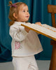 GINGERSNAPS FALL 2026 BABY EDITH COLLARED BLOUSE WITH CROSS STITCH