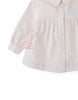GINGERSNAPS FALL 2026 BABY EDITH COLLARED BLOUSE WITH CROSS STITCH