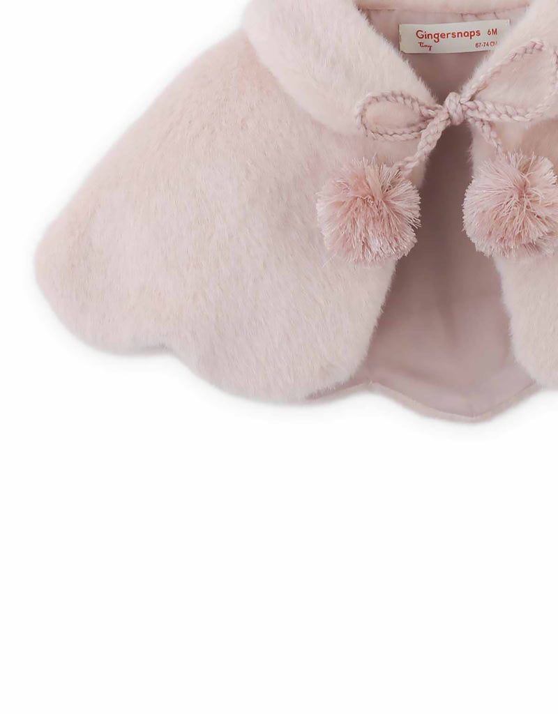 GINGERSNAPS FALL 2026 BABY ELAINE SCALLOPED EDGE PLUSHIE CAPELET