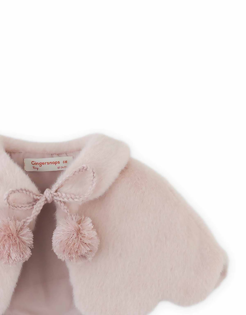GINGERSNAPS FALL 2026 BABY ELAINE SCALLOPED EDGE PLUSHIE CAPELET