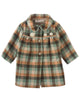 GINGERSNAPS FW25 BABY CHECK MAUDE COAT BRIARWOOD
