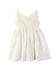 GINGERSNAPS SS26 Baby Gabrielle Eyelet Dress with Crochet Butterfly Appliqué