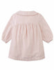 GINGERSNAPS FALL 2026 BABY LOTTIE BUTTON DOWN DRESS WITH CROSS STITCH