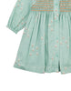 GINGERSNAPS FW25 BABY TILDA LONG SLEEVES MINT GROVE DRESS