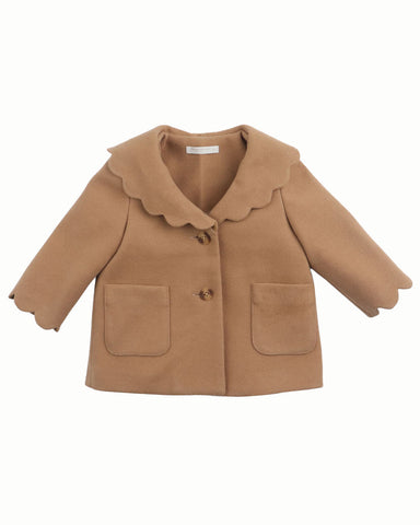 JNBY Trench Coat Jacket with Rabbit Applique and Hood