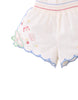 GINGERSNAPS SS26 Baby Jisoo Shorts with Scalloped Edges & Butterfly Embroidery