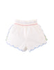 GINGERSNAPS SS26 Baby Jisoo Shorts with Scalloped Edges & Butterfly Embroidery