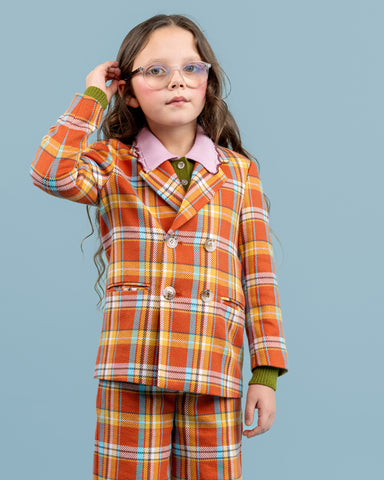 EMILE ET IDA FW25 BEBE FLOWER POCKET CORDUROY PANTS
