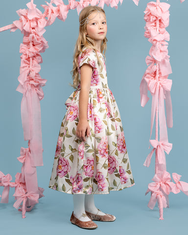 EMILE ET IDA FW25 BEBE FLOWER POCKET CORDUROY PANTS